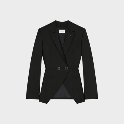 Givenchy Wool Opened Double Breasted Blazers