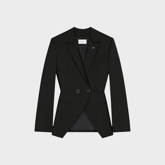 Givenchy Wool Opened Double Breasted Blazers
