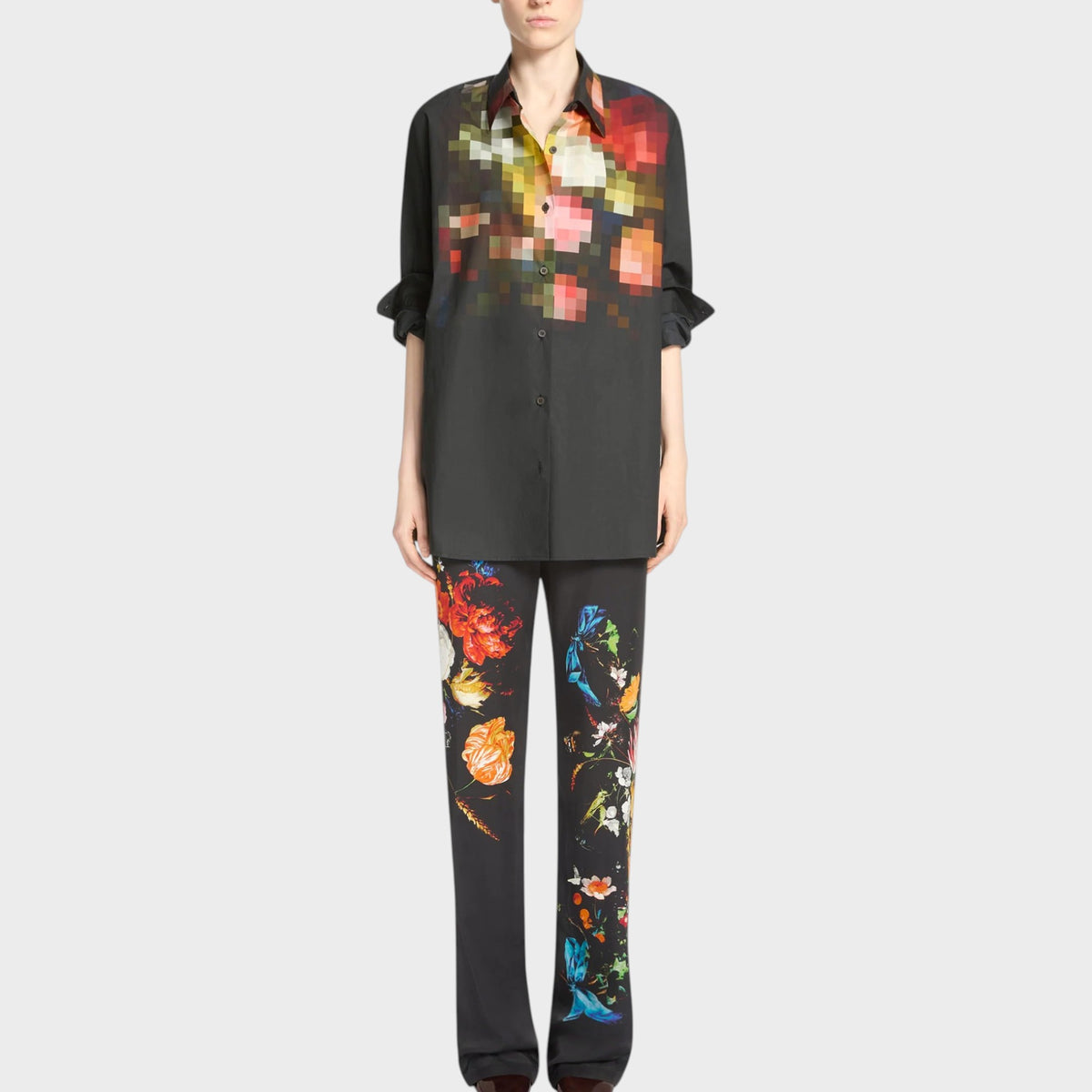 Dries Van Noten Casia Cotton Oversized Shirt