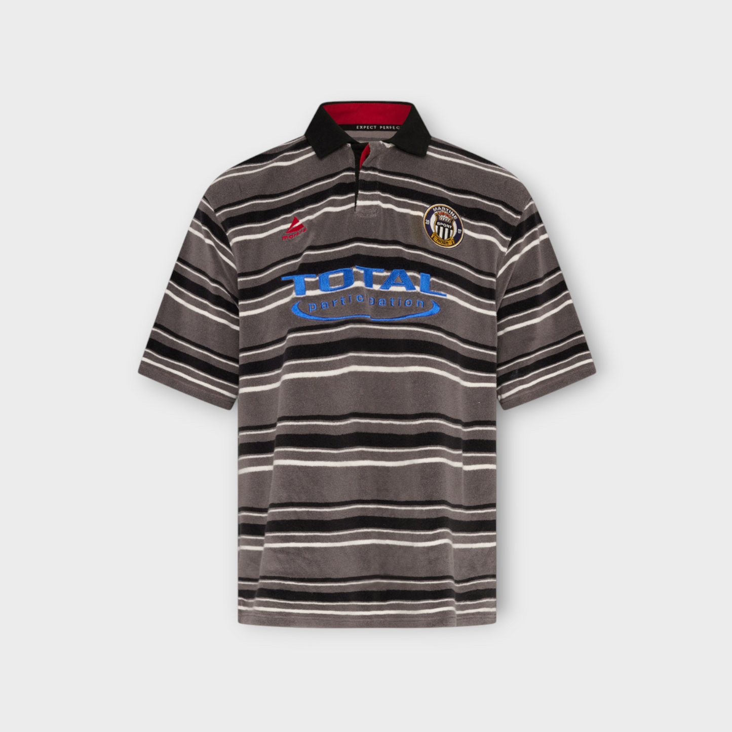Martine Rose Striped Polo