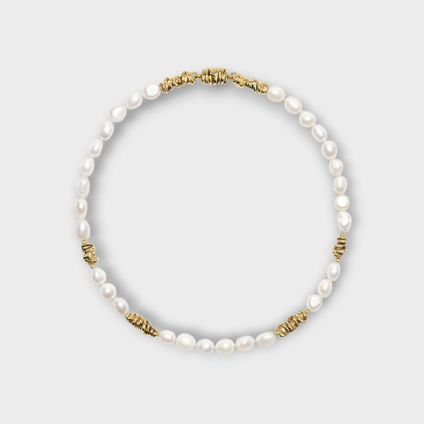 Goossens Riviera Gold Short Necklace