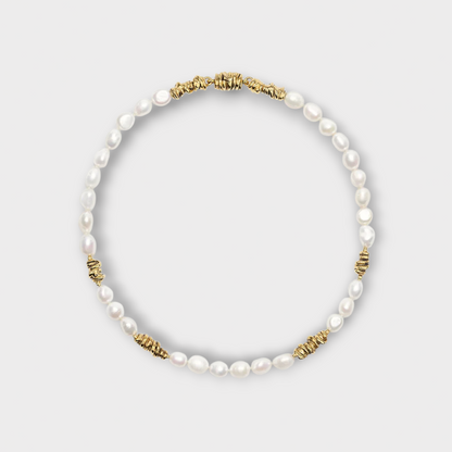 Goossens Riviera Gold Short Necklace