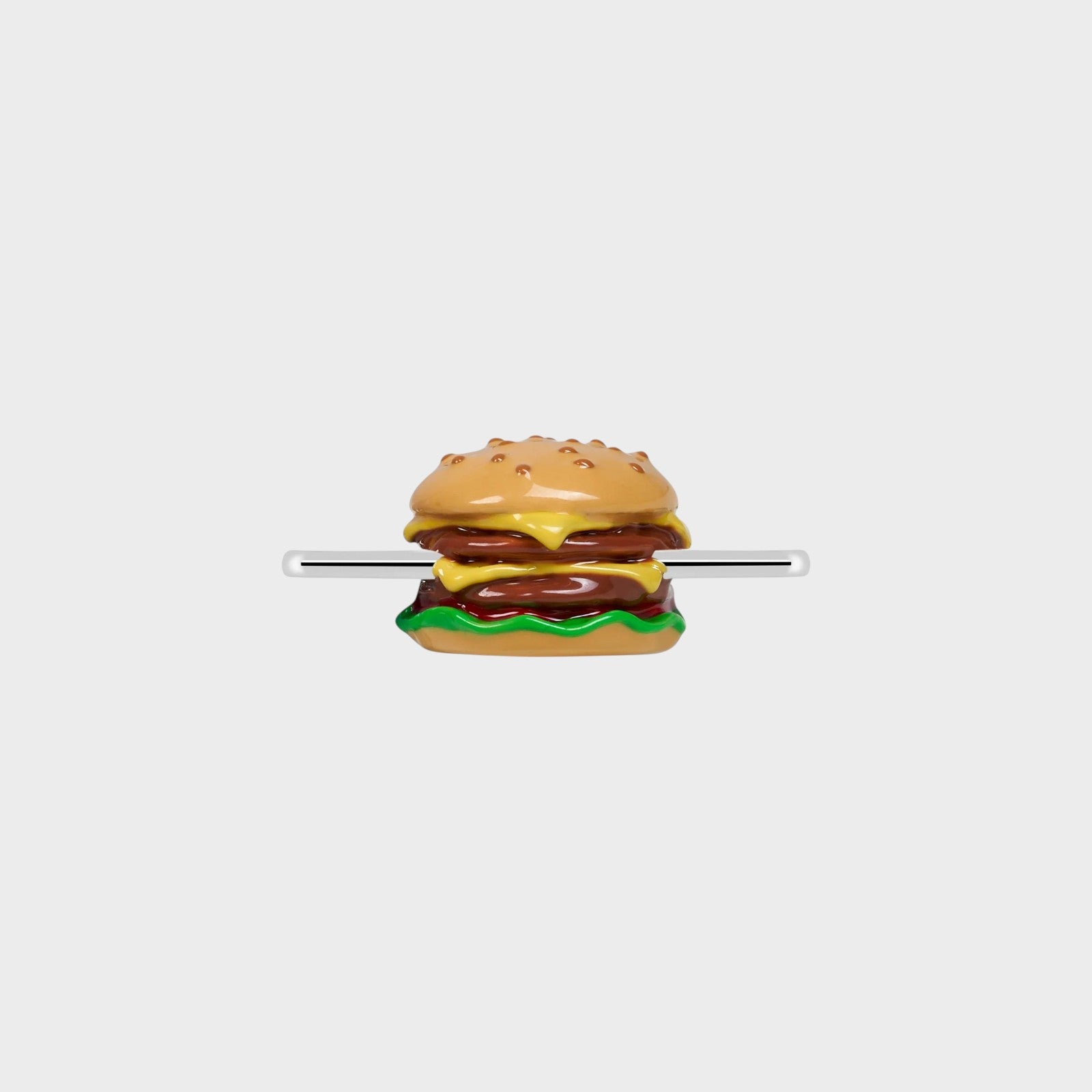 Poubel Double Cheese Burger Charm
