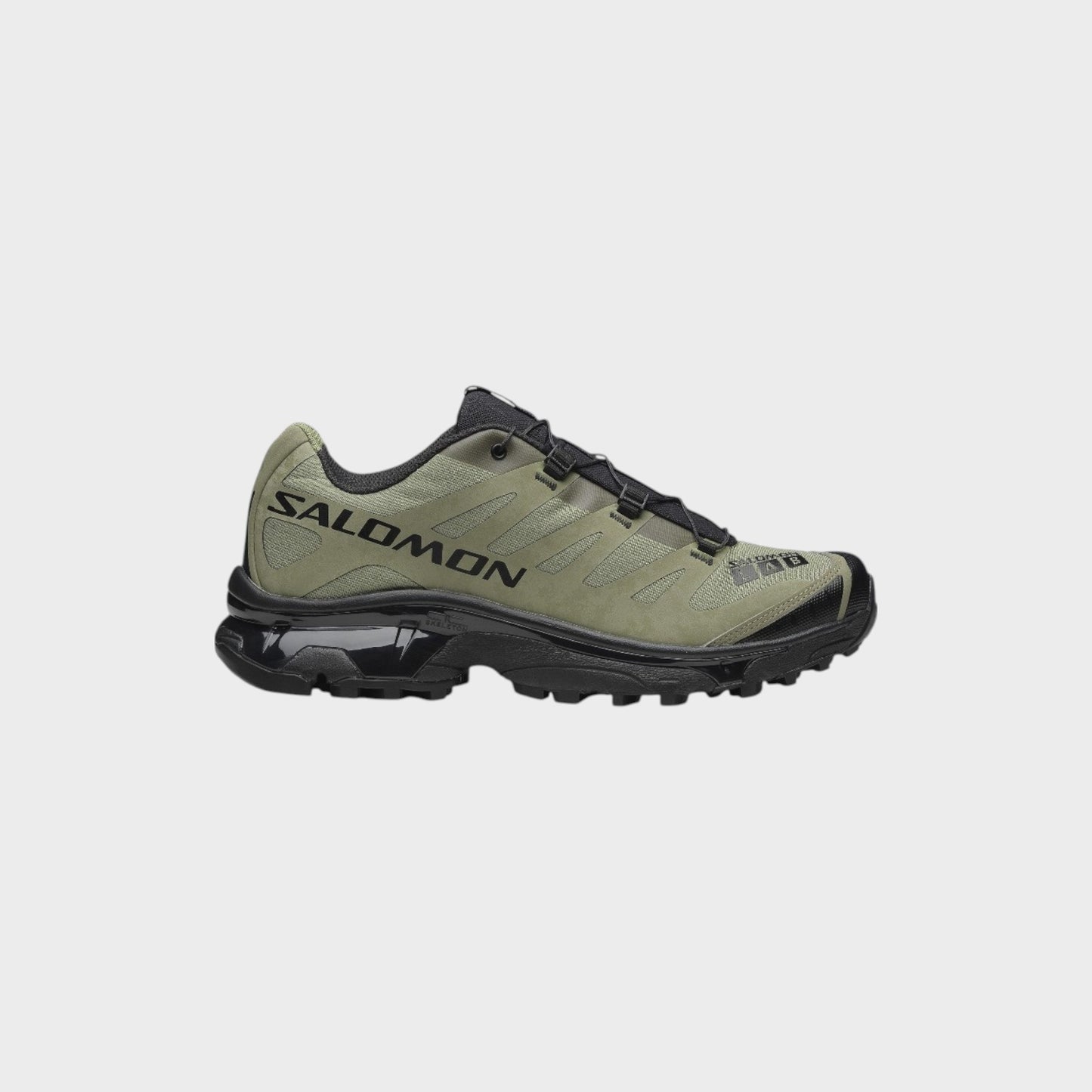 Salomon Sneakers, Black, Xt 4 Og Protective Sneakers In Aloe Black & Silver Cloud