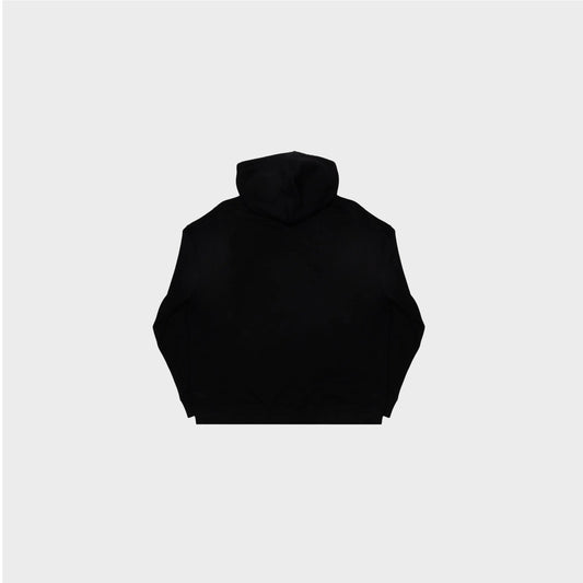 Raf Simons Sweatshirt, Black, Jersey Cotton Hoodie w/ 
