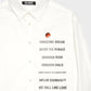 Raf Simons Shirt, White, Cotton Boxy Fit Shirt w/ Patches
