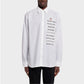 Raf Simons Shirt, White, Cotton Boxy Fit Shirt w/ Patches