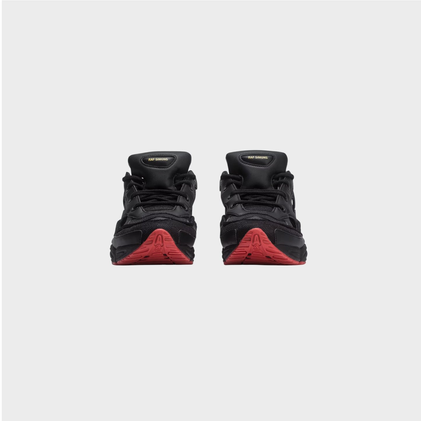 Raf Simons x Adidas Sneakers, Multi, RS Replicant Ozweego in Black, Gold and Grey