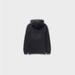 Raf Simons Sweatshirt, Print, RS x Smiley Cotton Jersey Destroy Washed 50th Anniversary Hoodie in Black w/ Yellow Smiley Print