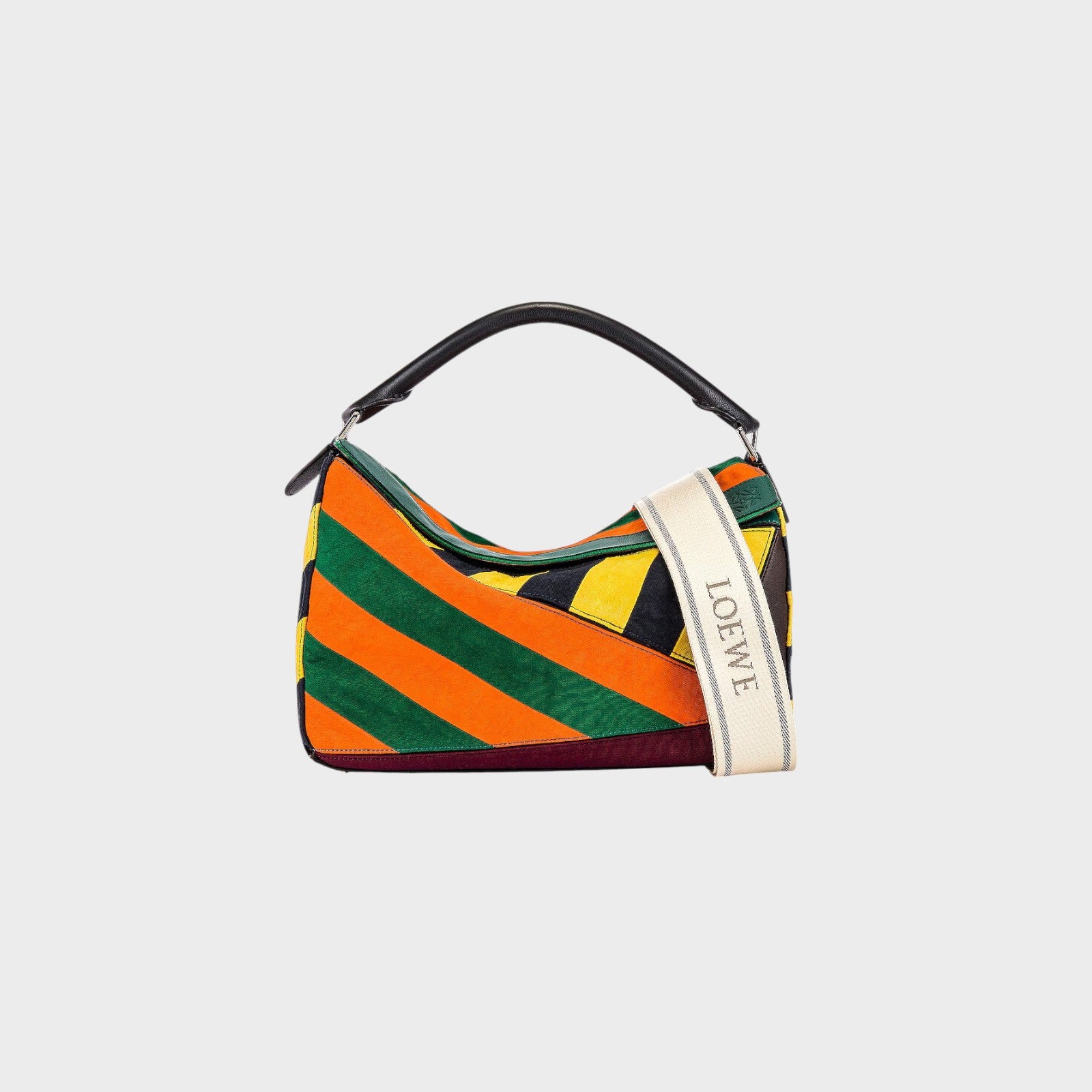 Loewe Shoulder Bag, Multi, Puzzle Classic Calf Panels Rugby Large Bag