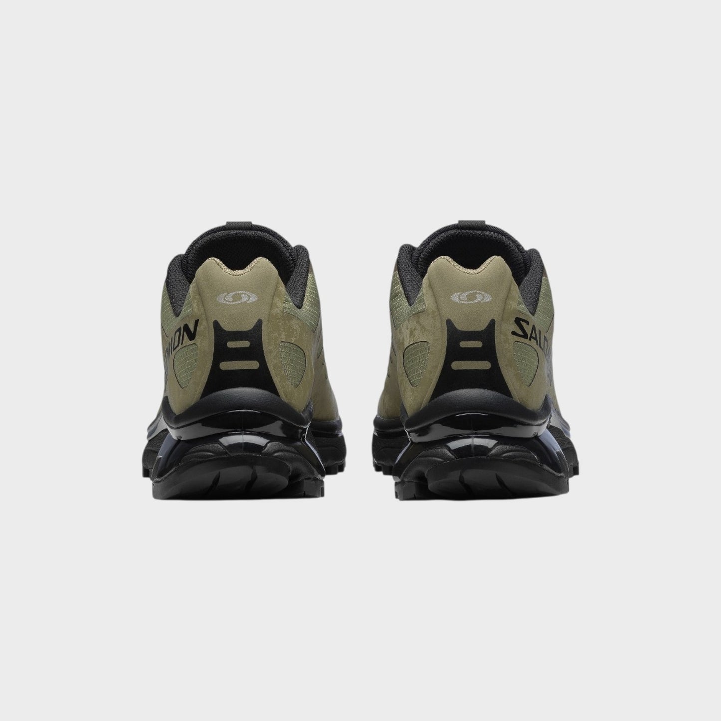 Salomon Sneakers, Black, Xt 4 Og Protective Sneakers In Aloe Black & Silver Cloud