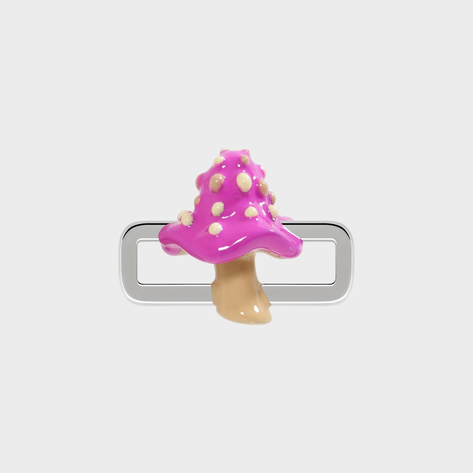 Poubel Pink Mushroom Charm