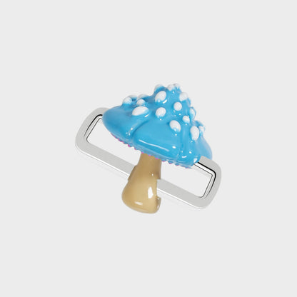 Poubel Blue Mushroom Charm