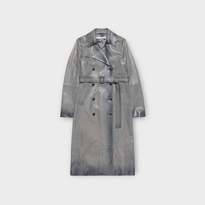 Acne Studio Leather Trench Coat