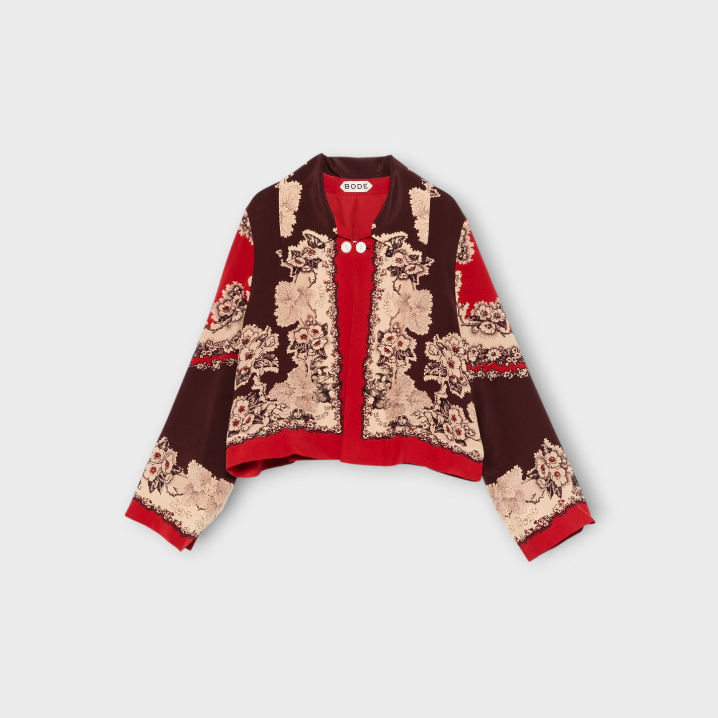 Bode Storybook Silk Jacket