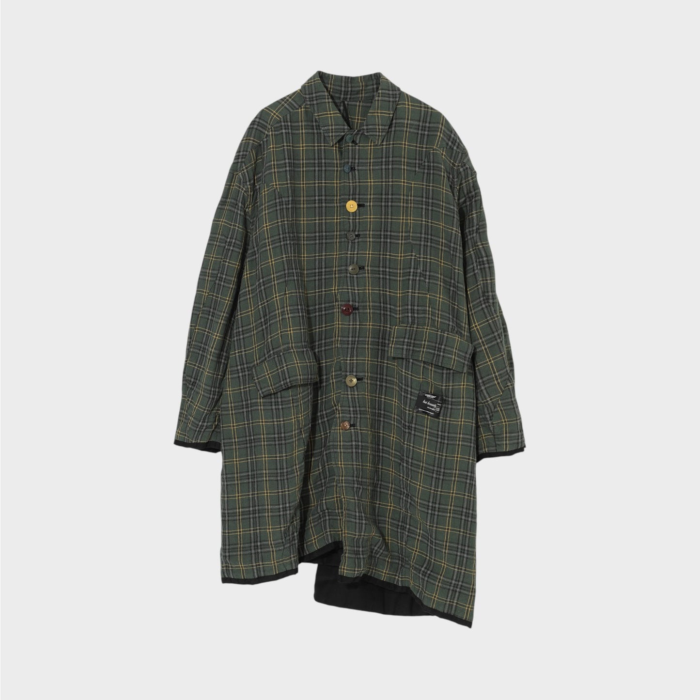Undercover Green Checked Coat
