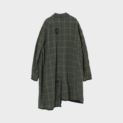 Undercover Green Checked Coat