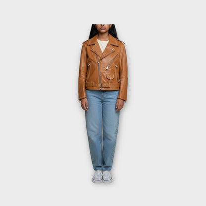 Loewe Leather Biker Jacket