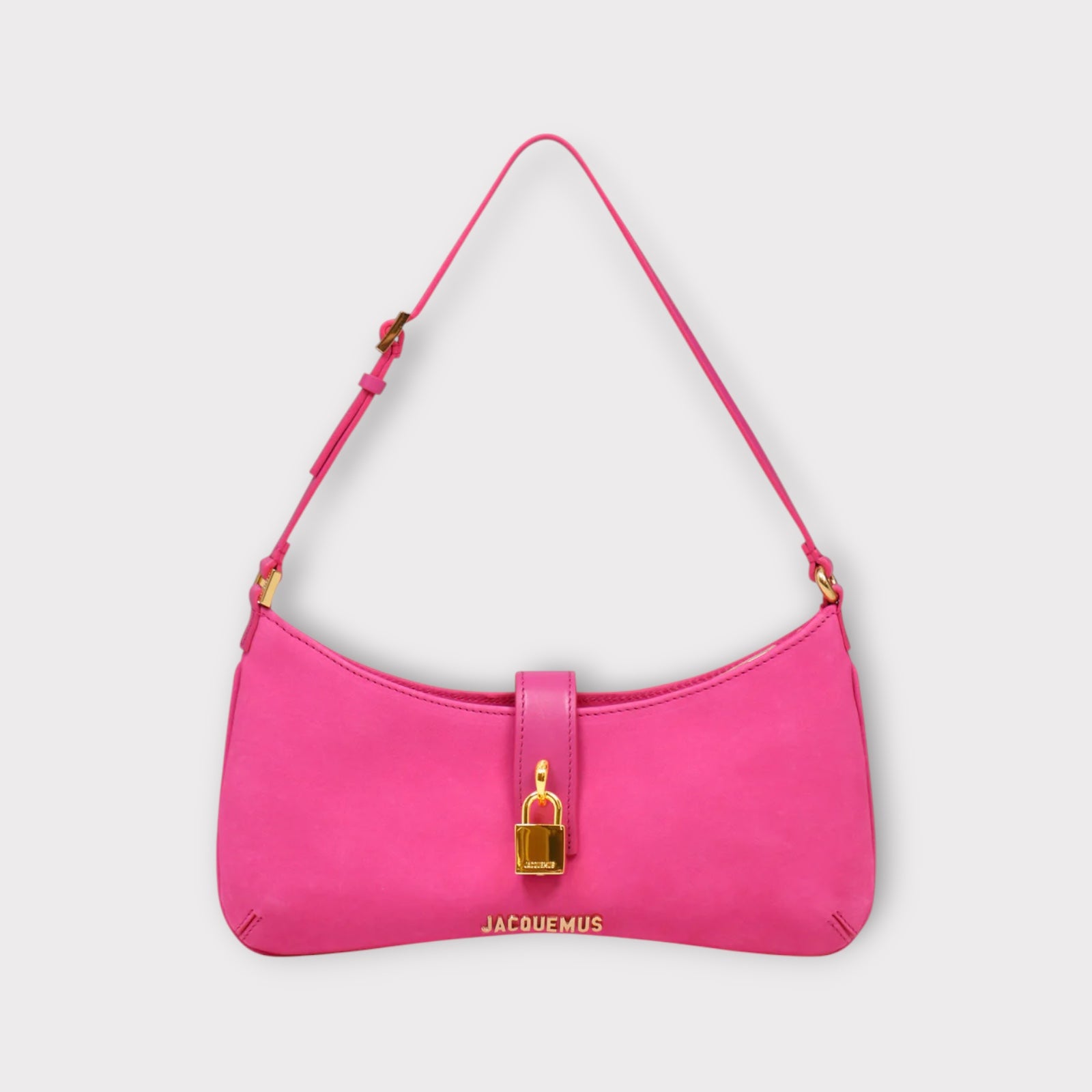 Jacquemus Le Bisou Cadenas Nubuck Bag