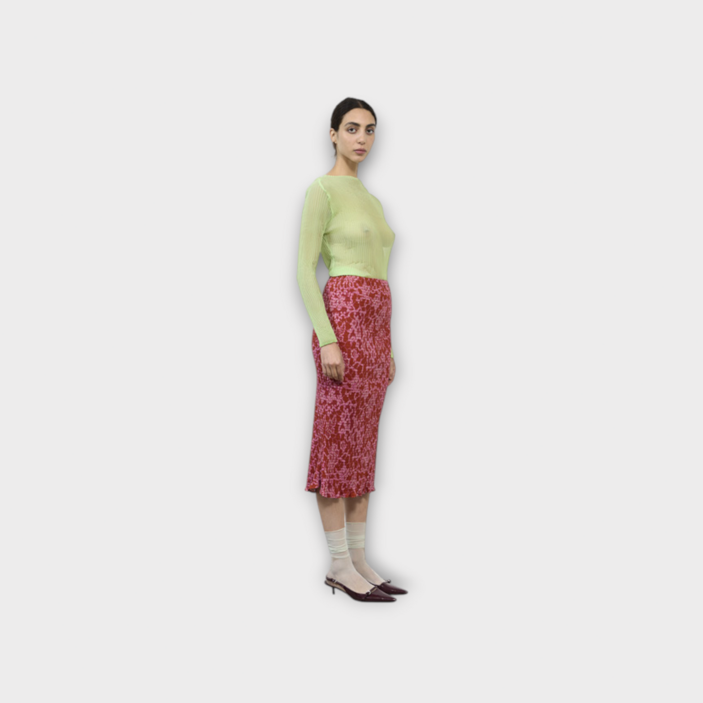 Julia Heuer Finn Hand Pleated Skirt