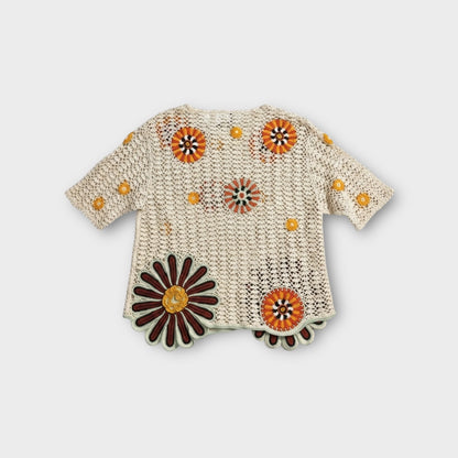 Loewe Crochet Flower Top