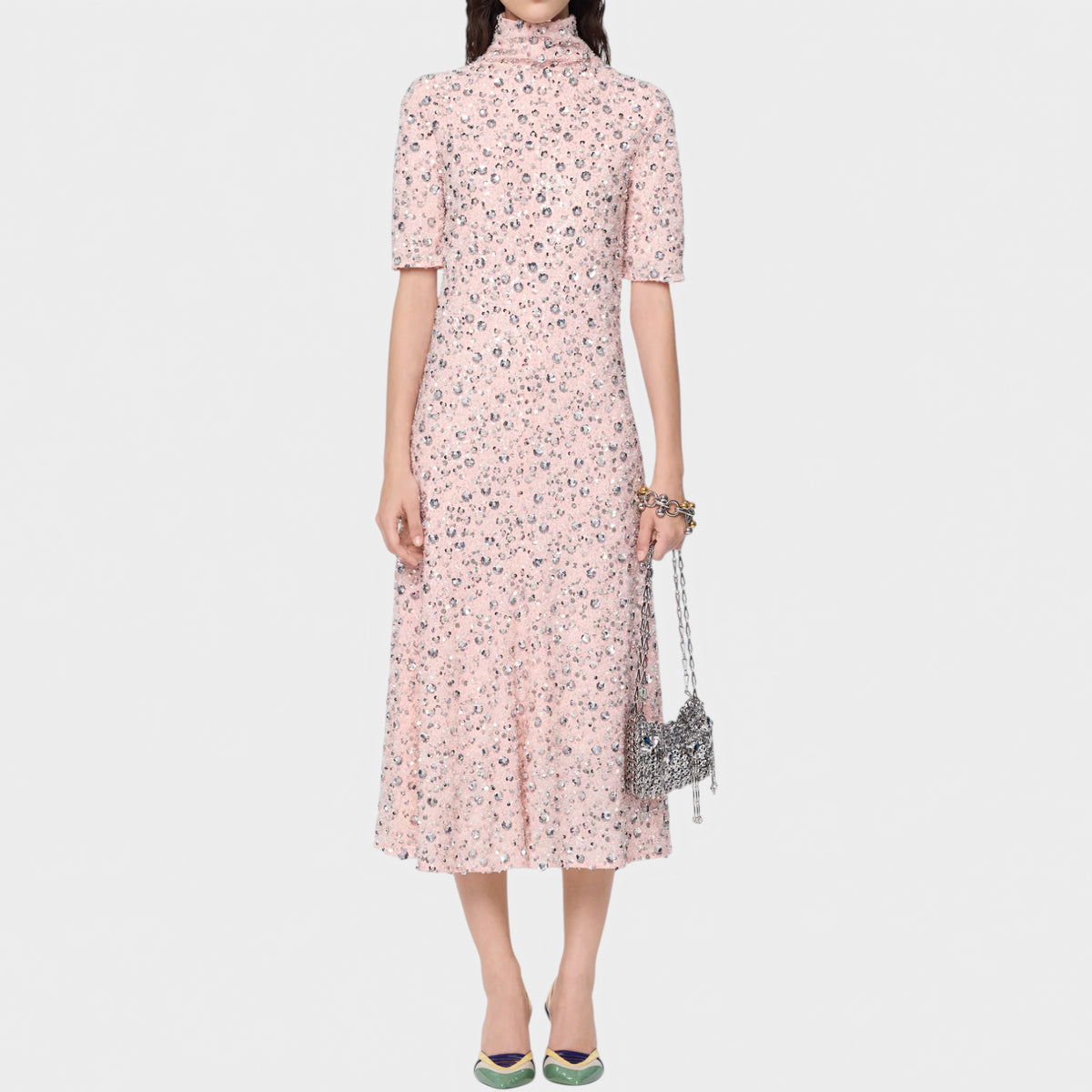 Rabanne Floral Midi Dress