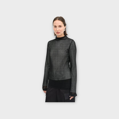 Loewe Double Mesh Turtleneck Top