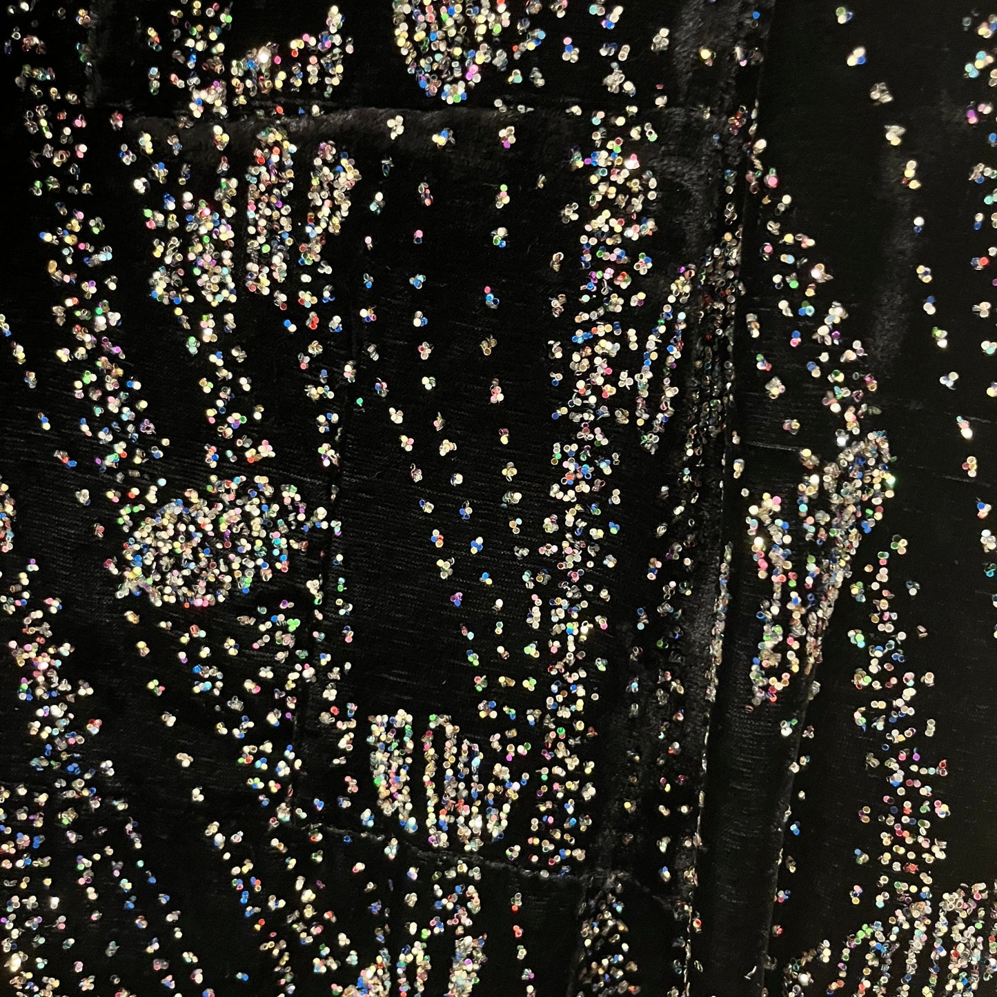 Comme des Garcons Homme Plus Velvet Glitter Coat