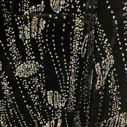 Comme des Garcons Homme Plus Velvet Glitter Coat