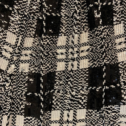 Balenciaga Silk Sequins Check Pants
