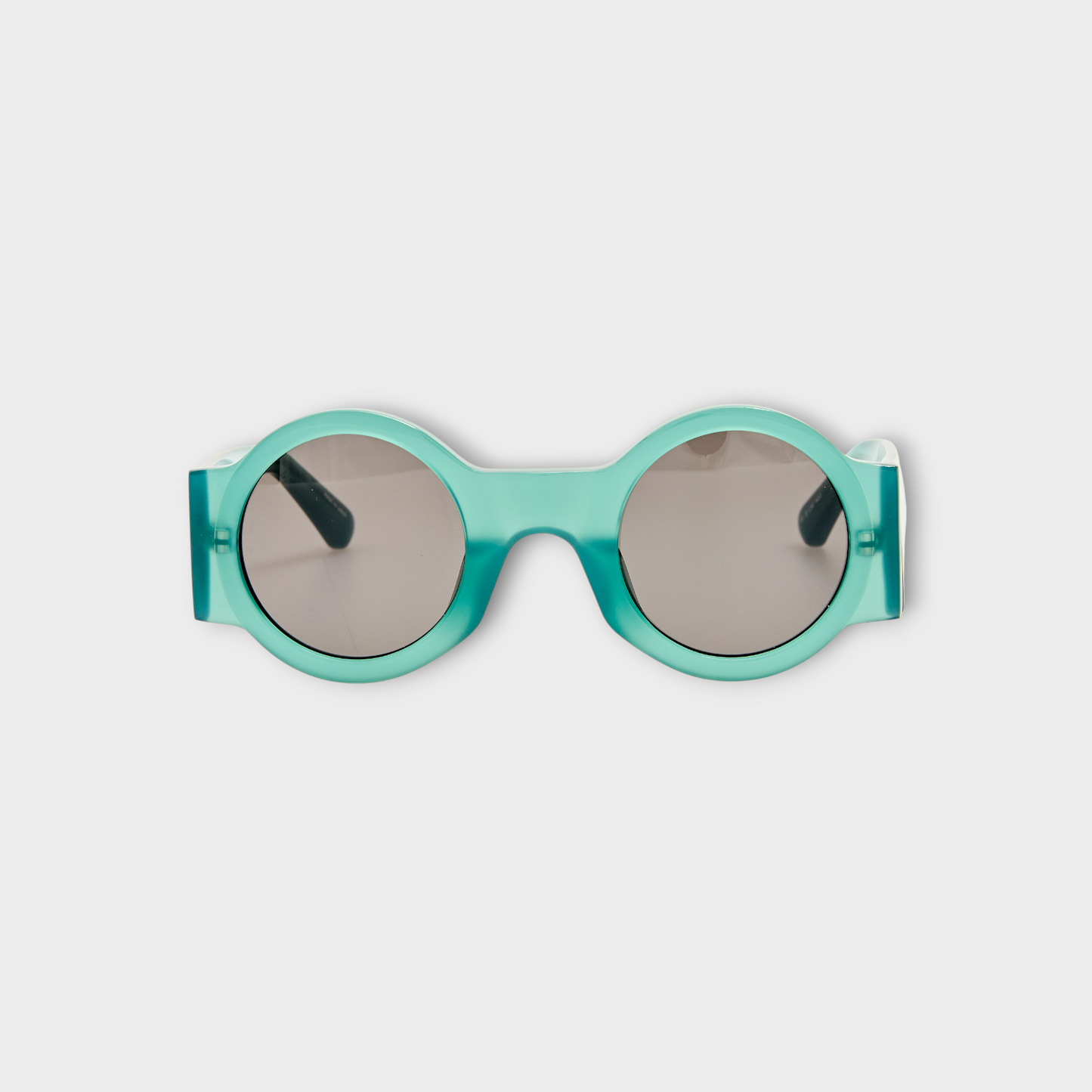Dries Van Noten Acetate Round Frame Sunglasses