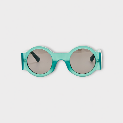 Dries Van Noten Acetate Round Frame Sunglasses