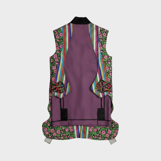 Comme des Garcons Wool Dobby Pattern Vest