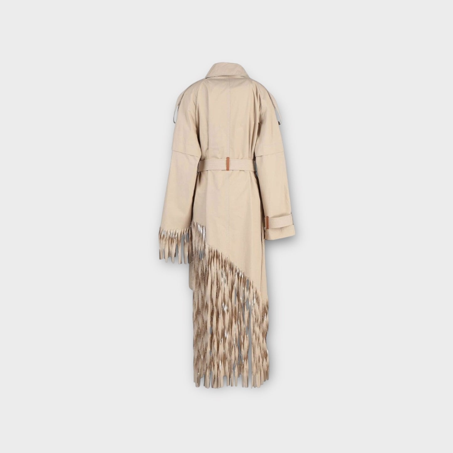 Loewe Long Fringe Trench Coat