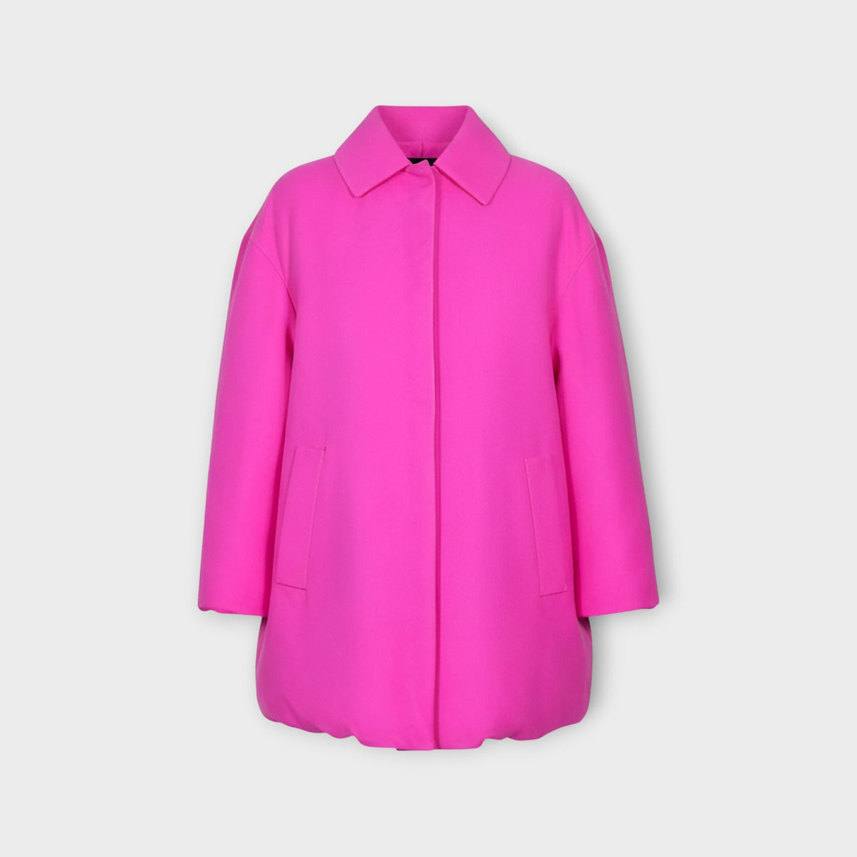 Valentino Wool & Silk Couture Piumino Puffer Coat