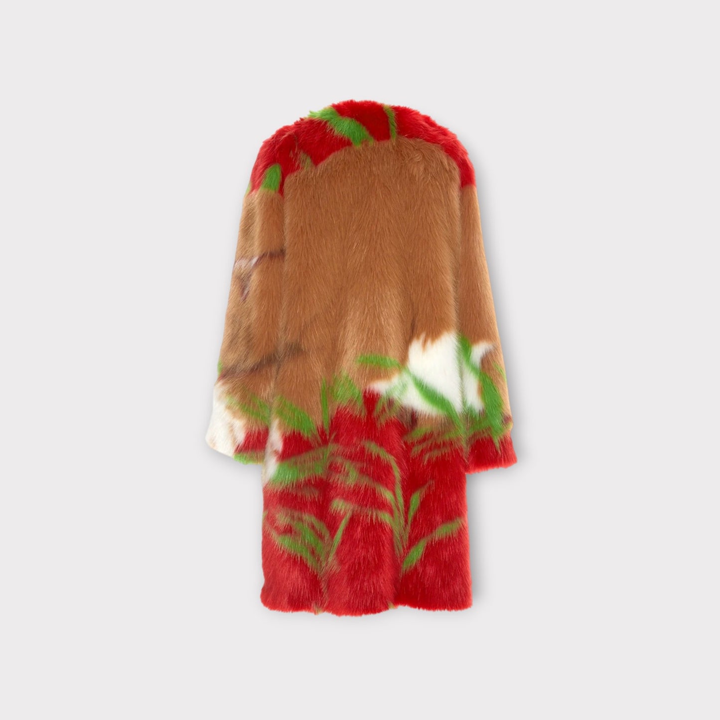 Marco de Vincenzo Pop Faux Fur Coat