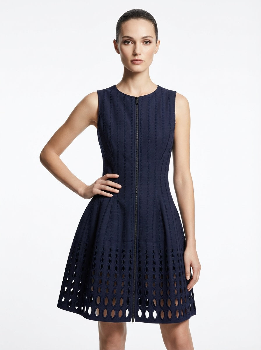 Alaïa Broderie Helice Dress