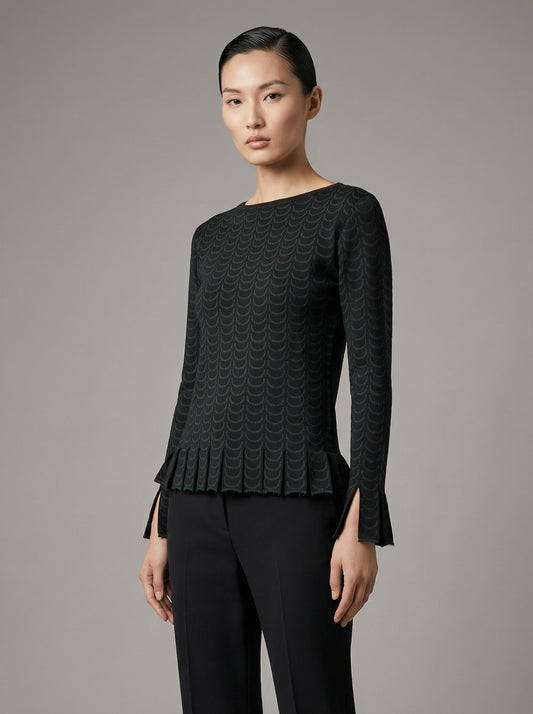 Alaïa Arches Franges Sweater