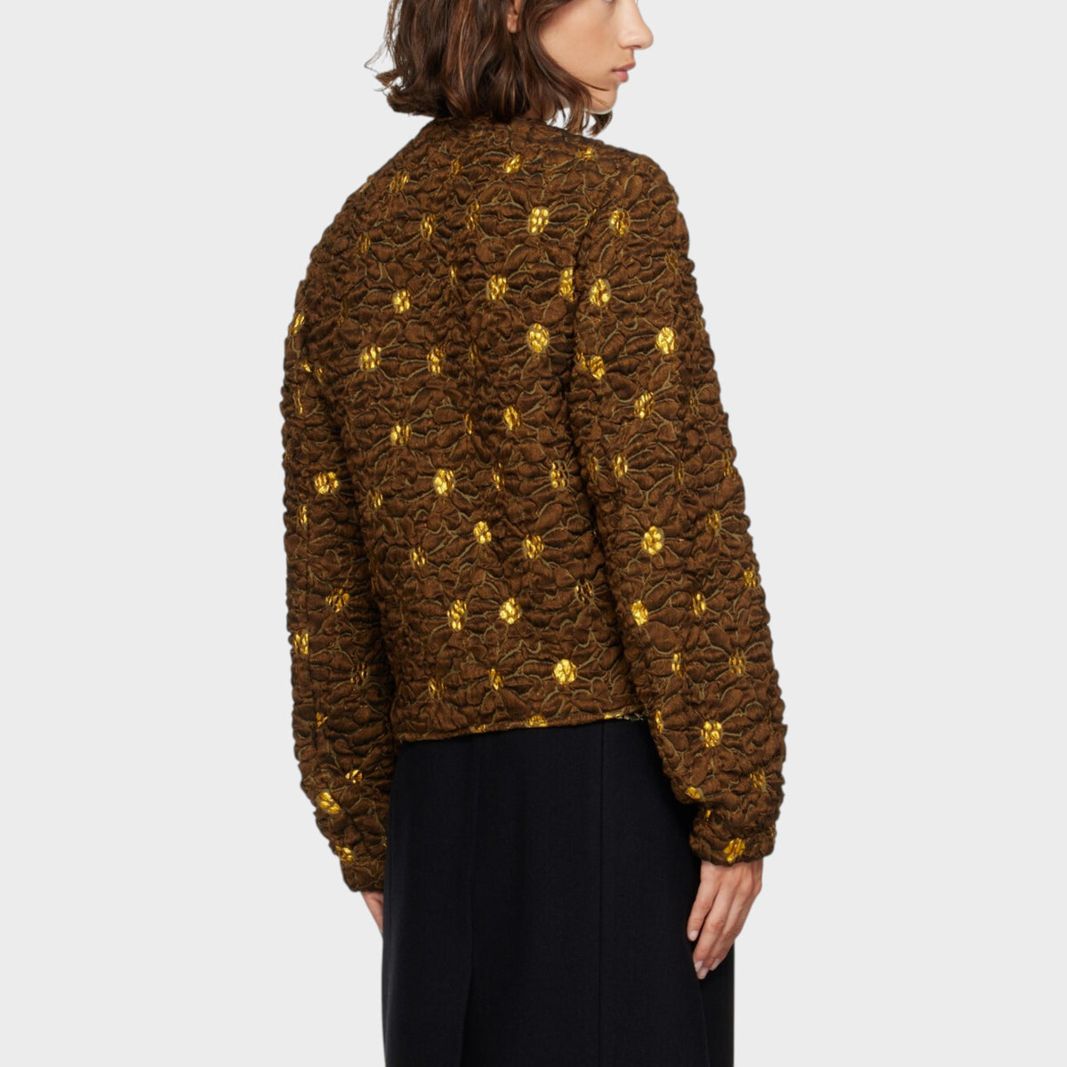 Dries Van Noten Vitsa Nylon & Linen Bomber