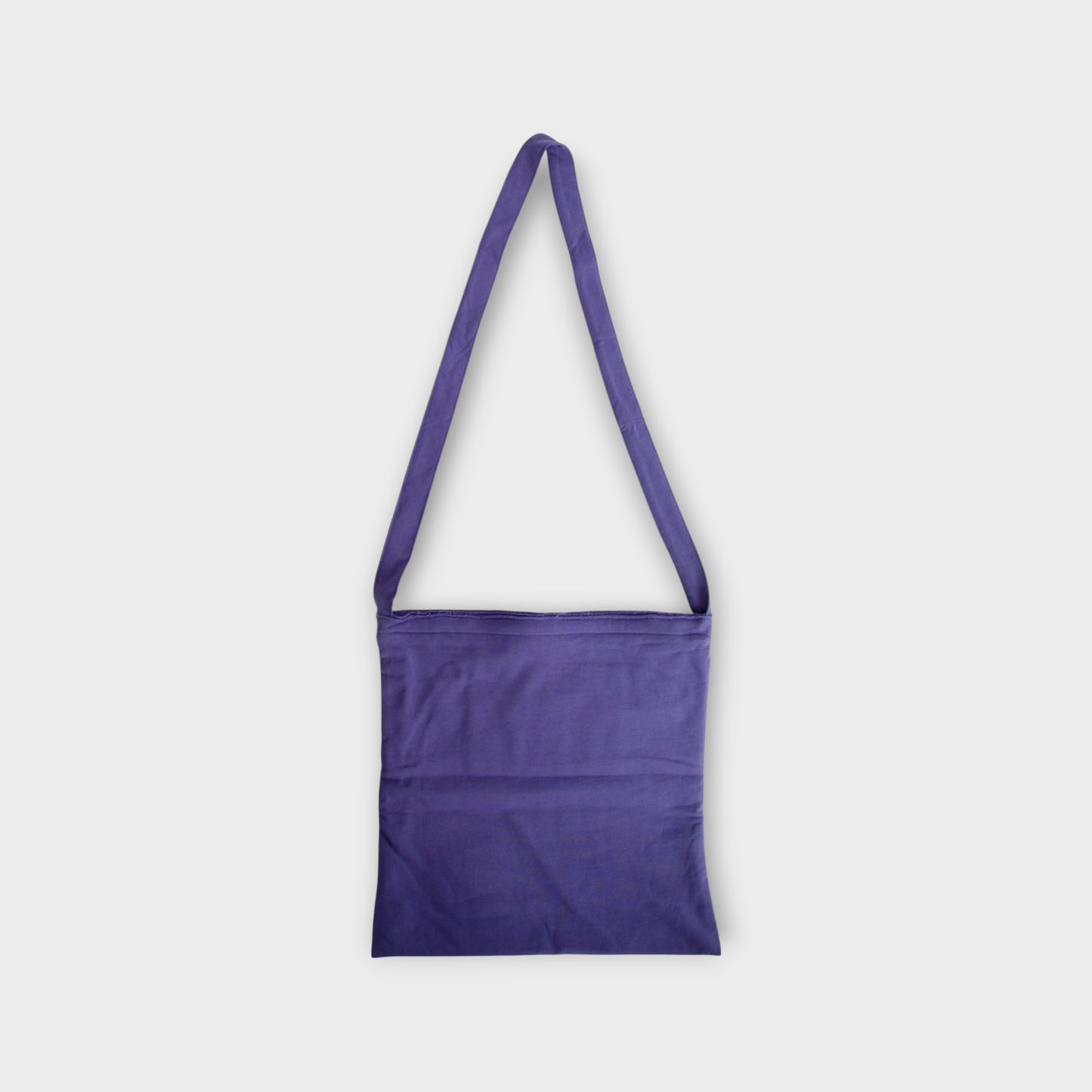 Raf Simons Tote Bag, Print, Cotton Jersey Fleece Top Handle Bag in Purple w/ Badges and Isolation Print