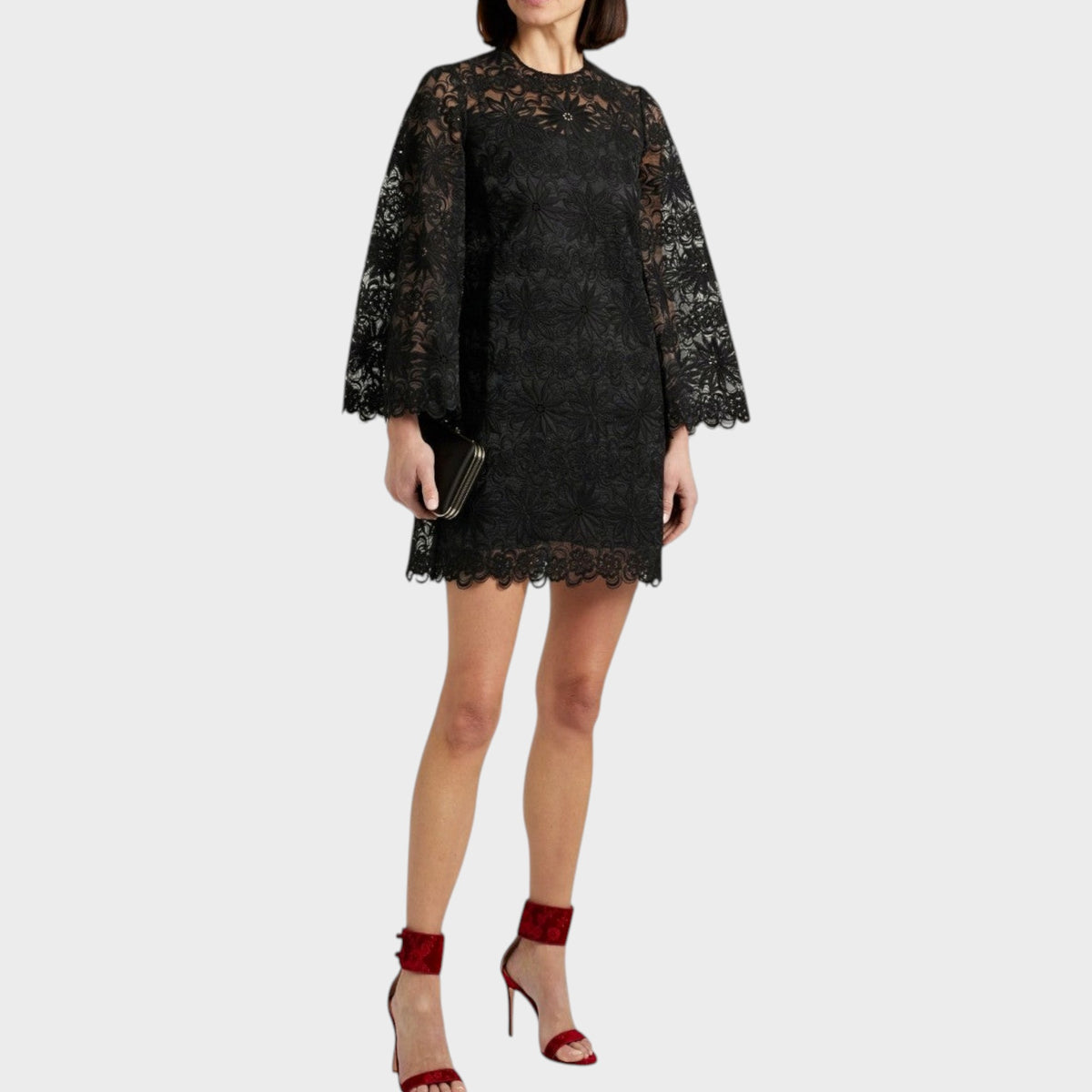 Valentino Organza Rebrode Dress