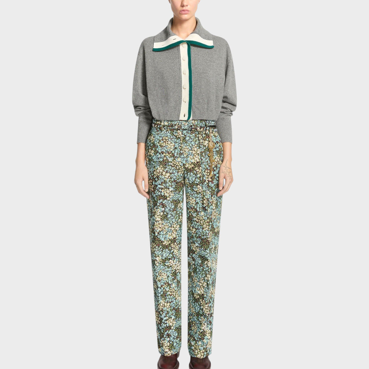 Dries Van Noten Presta Straight Leg Trouser