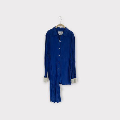Loewe Suede Crinkle Asymetric Shirt
