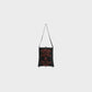 Raf Simons Tote Bag, Black, Cotton Tote Bag w/ Red Print and Rings