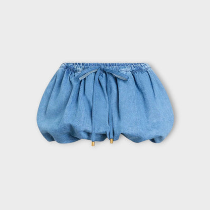 Patou Denim Bloomer Skirt