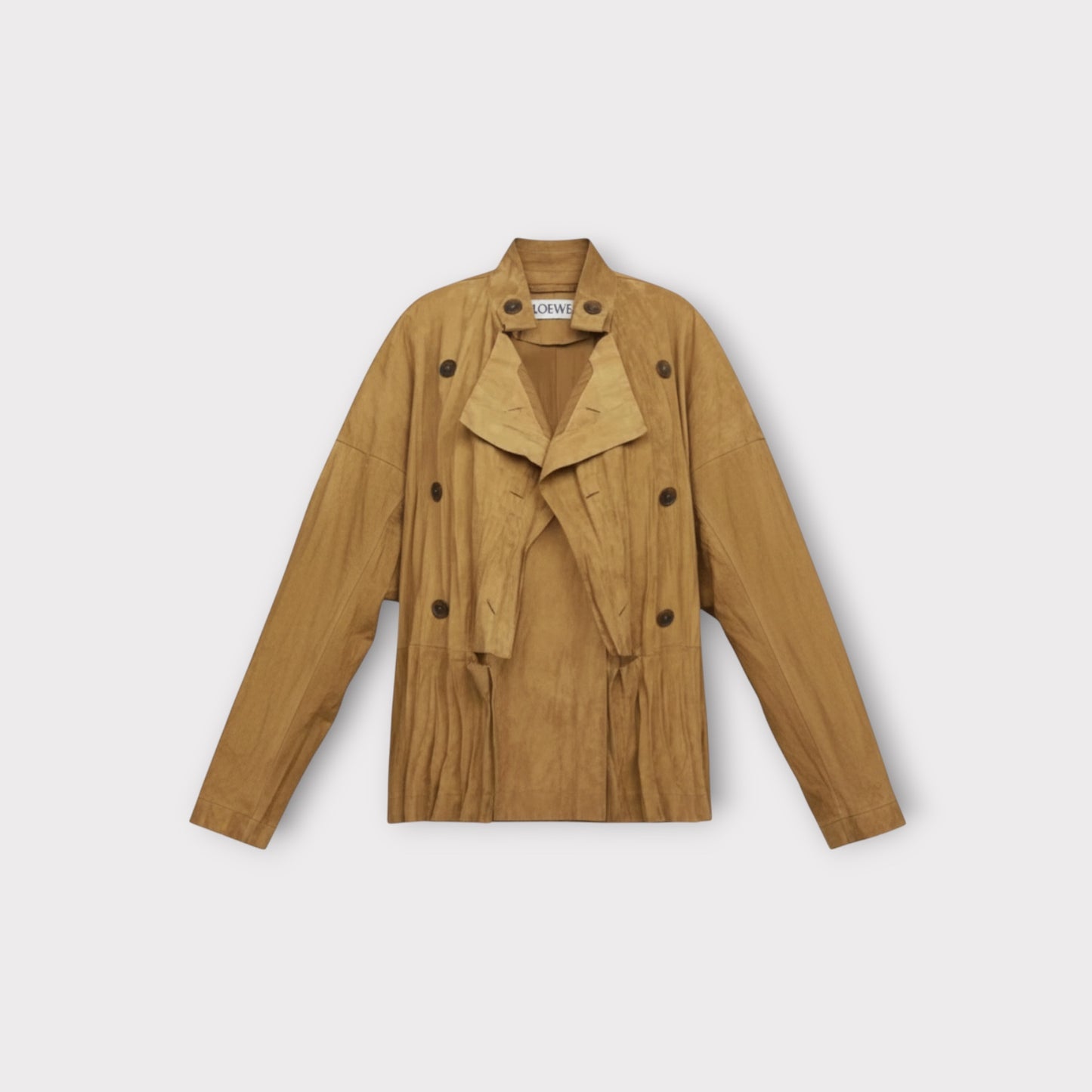 Loewe Crinkle Suede Jacket