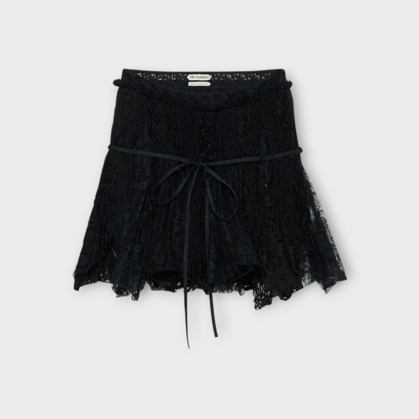 JW Anderson Lace Curtain Mini Skirt