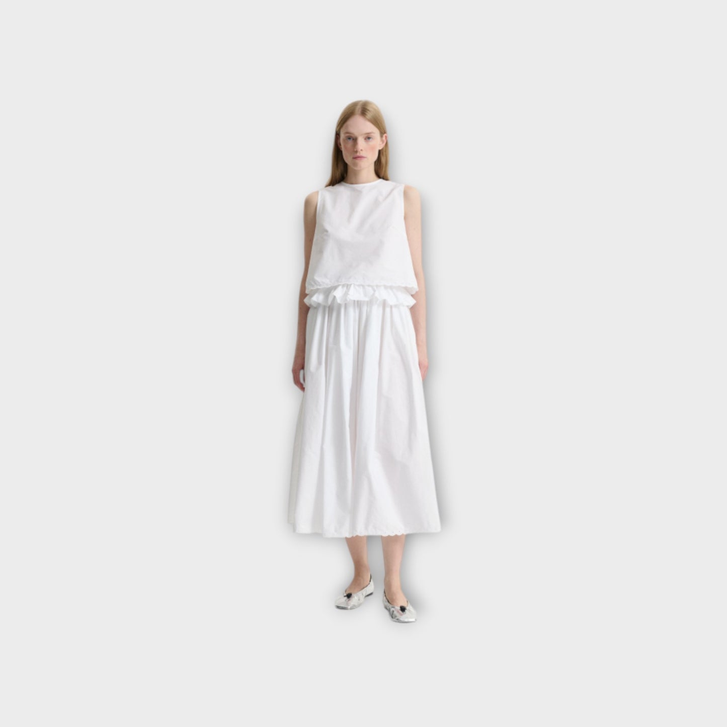 Cecilie Bahnsen Dalia Broderie Anglaise Skirt