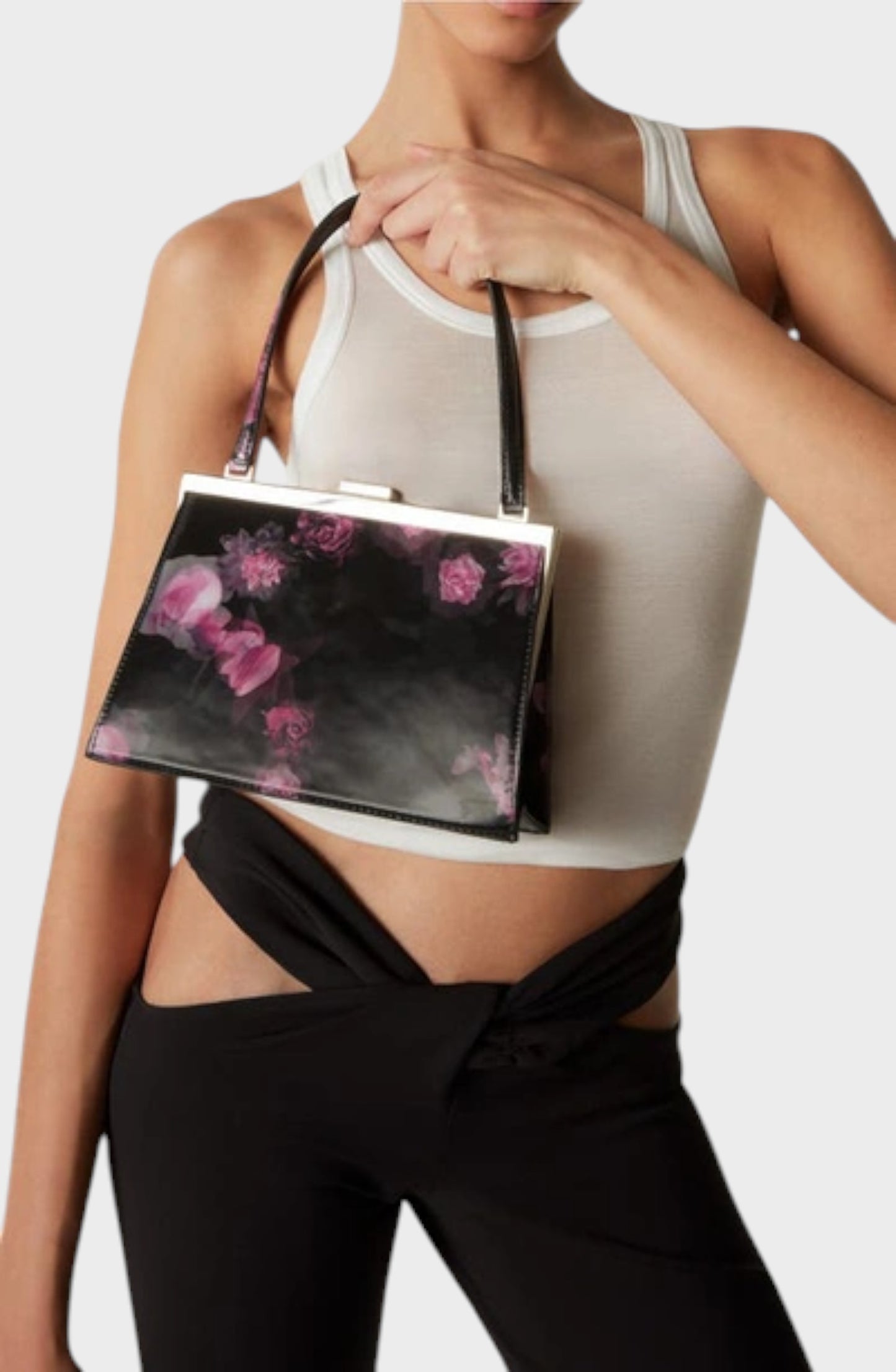 Coperni Holographic Floral Bag