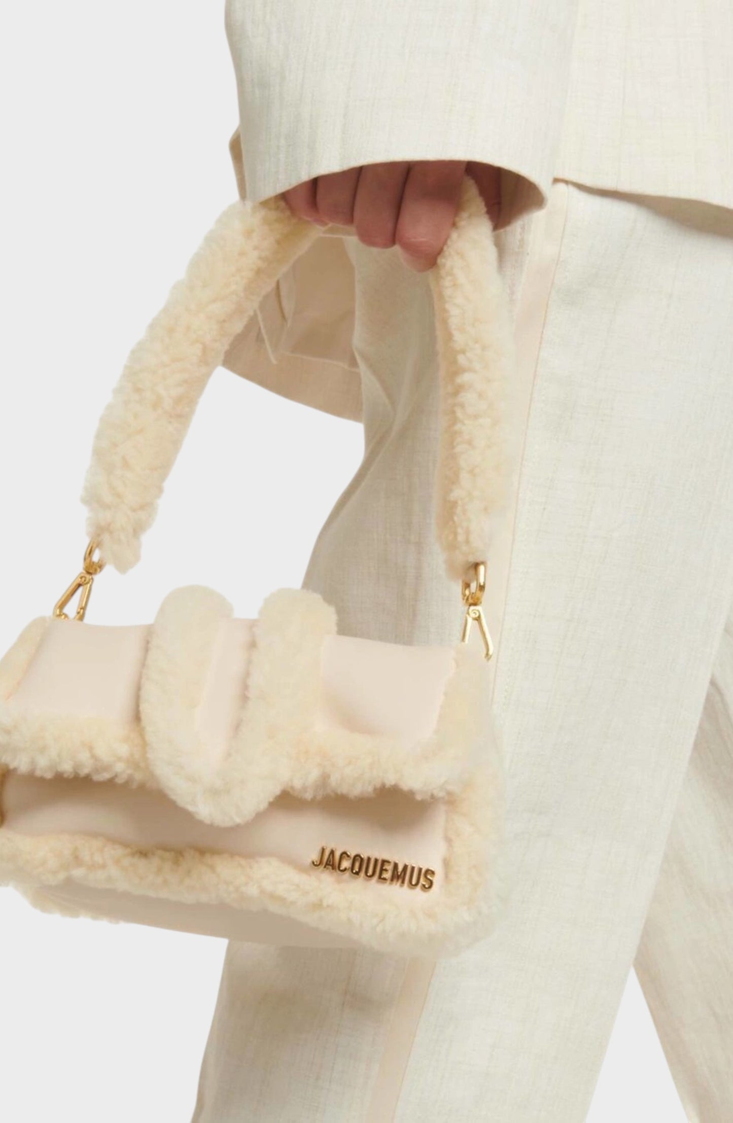 Jacquemus Le Petit Bambimou Shearling Bag